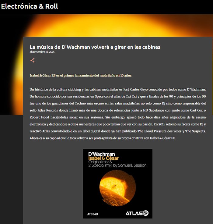 Electrónica & Roll — Artículo